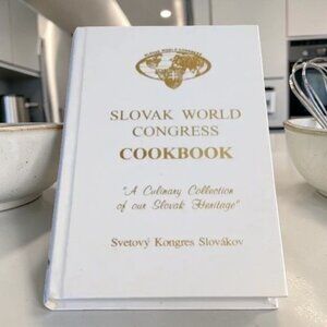Vintage Cookbook 1st Edition Rare Slovak World Congress Cookbook